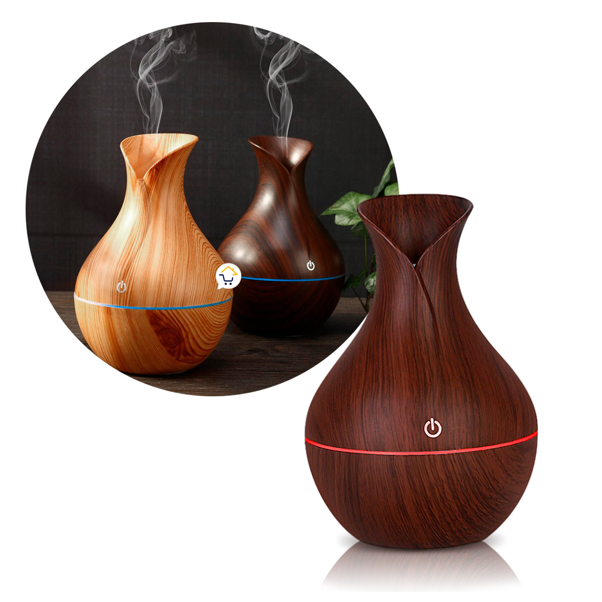 Miniatura 2 de Humidificador LED Difusor Aromas SL004